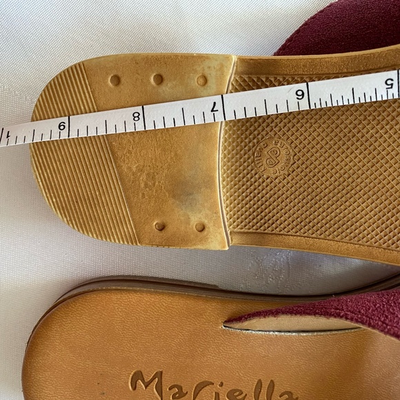 Mariella Pink Italian Suede Feel Slide On Summer Beach Sandals- Sz-9 - Picture 15 of 15